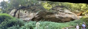 Rock formation panorama